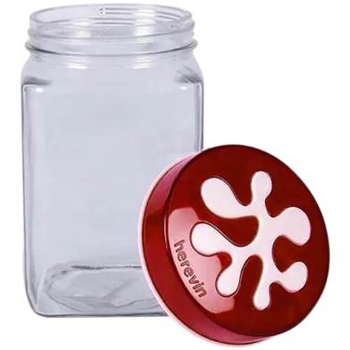 HEREVIN Container Square Red Color 1.5 Ltr - 137015-000 image
