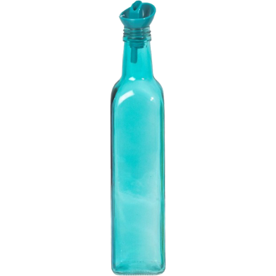 HEREVIN Decorated Square Oil and Vinegar bottle blue Colour 500ML - 151432-000 image