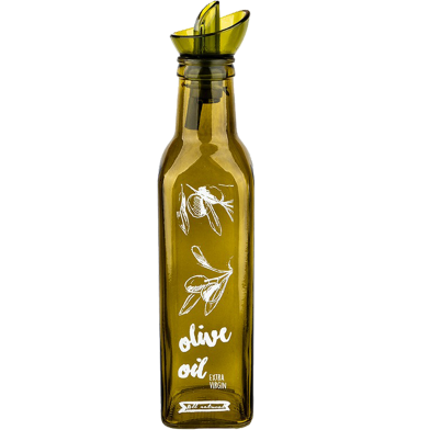 HEREVIN Square Oil and Vinegar Bottle-Green-Olive Oil 250Cc - 151421-068 image