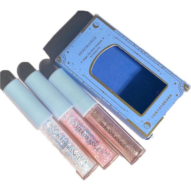 HERORANGE Magic Star River Streamer Glitter Eye Shadow Set 3 Pcs image