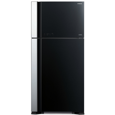 HITACHI R-VG660PUN3-GBK Top Mount Refrigerator 550L Black image