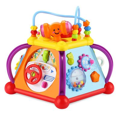 Fisher Price Brand baby learning toys Play & Learn Activity Cube Busy Box  Educational Toys For Children kid Birthday Gift