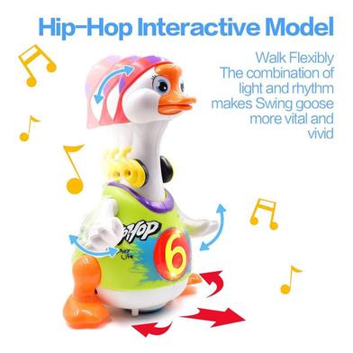 HOLA 828 Hip Hop Dancing Walking Swing Goose Musical Educational Gift Toy  for kids : Hola