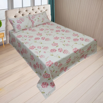 HOMETEX Primrose Pink Bed Sheet - VIPK1083 image