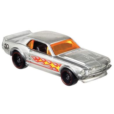 HOT WHEELS Regular Ford Zamac 67 Ford Mustang Coupe Silver
