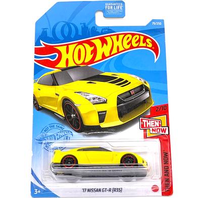 HOT WHEELS Regular – 17 Nissan GT-R (R35)-2/10 – Yellow image