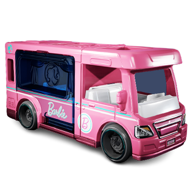 Carrinho Hot Wheels Barbie Dream Camper Pink / Raro