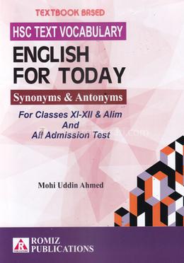 এইচএসসি টেক্সট ভোকাবুলারি ইংলিশ ফর টুডে (একাদশ-দ্বাদশ, আলিম এবং সকল ভর্তি পরীক্ষা) image