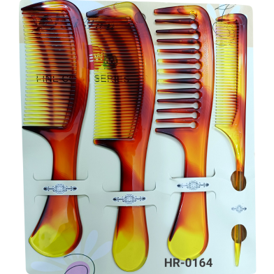 Hair Comb Set 4 Pcs In 1pac Hair Care Accessories image