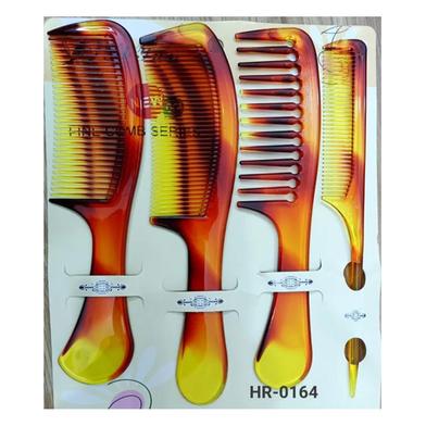 Hair Comb Set 4 Pcs In 1pac Hair Care Accessories image