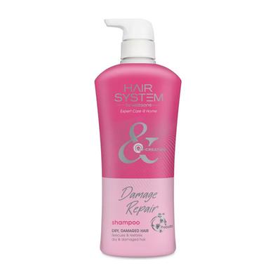 Hair System By Watsons Damage Repair Shampoo Pump 500 ml (Thailand) image