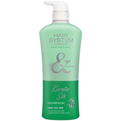 Hair System By Watsons Keratin Silk Conditioner Pump 500 ml image