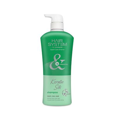 Hair System By Watsons Keratin Silk Shampoo Pump 500 ml (Thailand) image