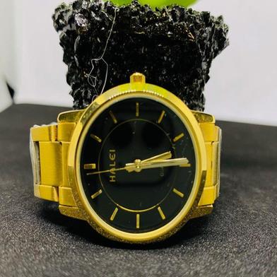 Halei men Luxury Watches With Stainless Steel Band HALEI Brand menFull Stainless Steel Wrist Watches Business Quartz Watch Halei watch Halei Rokomari