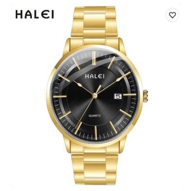 Halei men Luxury Watches With Stainless Steel Band image