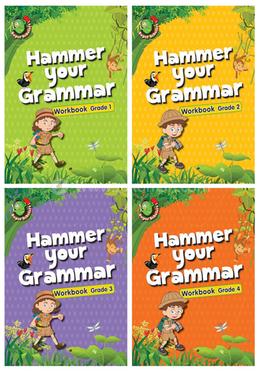 Hammer Your Grammer Workbooks : Set of 4 English learning books image