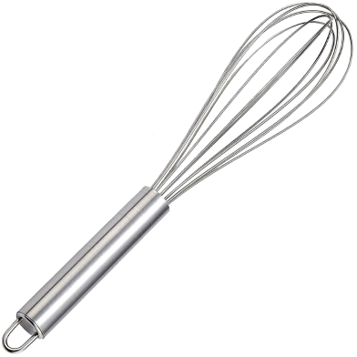 Hand Held Egg Beater Silver image