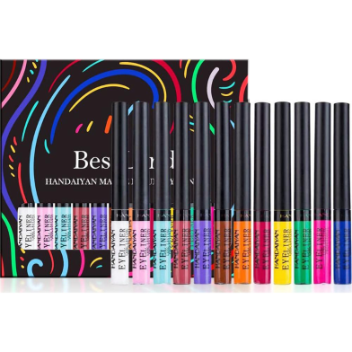 Handaiyan 12 Colors Matte Liquid Eyeliner Set image