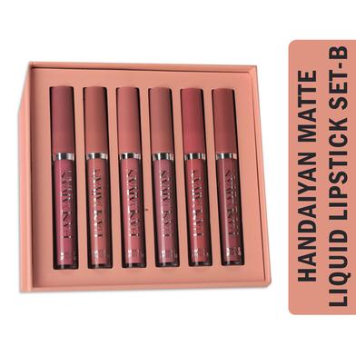 Handaiyan 6 Pieces Matte Liquid Lipstick Set - B image