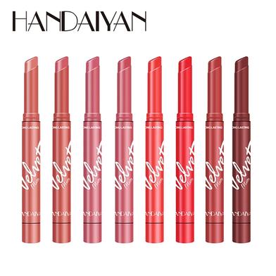 Handaiyan Moisturizing Brightening Velvet Matte Lip Stick Set 8pcs image