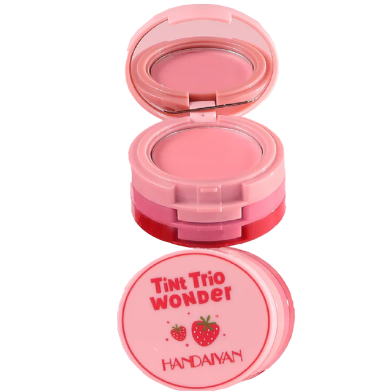 Handaiyan Tint Trio Wonder - Pocket-Size Lip and Cheek Stain (3gm) image