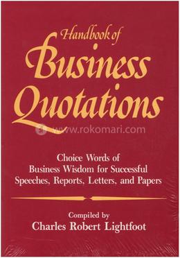 Handbook of Business Quotations image