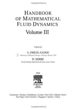 Handbook of Mathematical Fluid Dynamics image