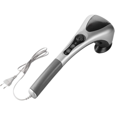 Handheld Back Massager Double Head Electric Full Body Massager Infrared Massage Hammer for Muscles Head Neck Shoulder Back Leg Foot image