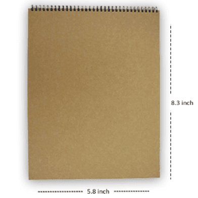 Handmade Canvas Pad A5, 10 Sheets, 300 gsm : Iconic Sourcing