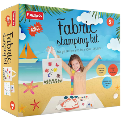 Handycrafts - Diy Stamping Kit Block Printing Kit 5 Years Fabric Stamping Kit image