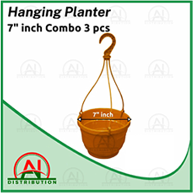 Hanging Garden Planter 7 Inch 3 Pcs image
