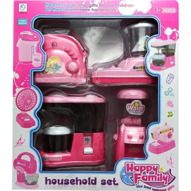 Happy Family Household 4 in 1 Toy Set (household_set_zm3404) image