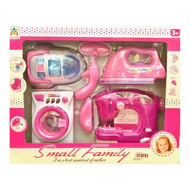 Happy Family Sewing Machine And Clothing Iron Deluxe Set image