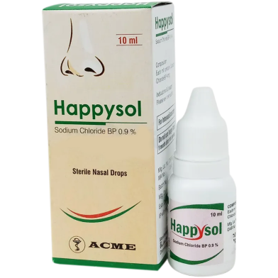 Happysol 0.9 Percent Nasal Drop 10ml Drop image