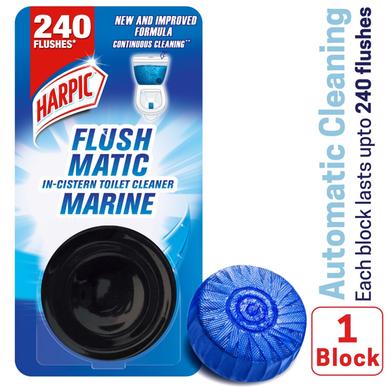 HARPIC/ FLUSH MATIC/ MARINE/ IN-CISTERN TOILET CLEANER/ 240 FLUSHES –  fattaak