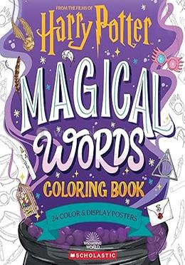 Harry Potter Magical Words Coloring Book - 24 Color 