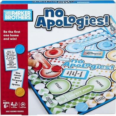 Hasbro No Apologies Multiplayer Board Game By Parker Brothers 6Plus image