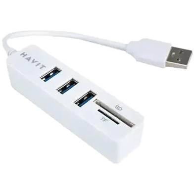 Havit H92 3 Port Usb 2.0 And 2.0 Sd Tf Multi Interface Hub image