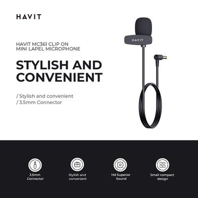 Havit MC361 Clip Microphone : Havit | Rokomari.com