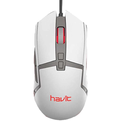 Havit MS885-Pro Rgb Backlit Gaming Mouse - White image