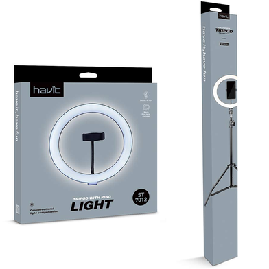 Havit ST7012-PRO Tripod With 10 Inches Ring Light For Live Streaming - :  null | Rokomari.com