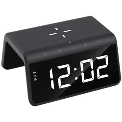 Havit W320 Wireless Charger With Alarm Clock And Ambient Light image