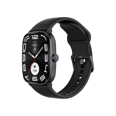 Haylou RS5 2.01” AMOLED HD Display Bluetooth Calling Smartwatch - Black image
