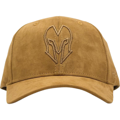 Head Gear Brown Super Suede Curved Visor Cap image