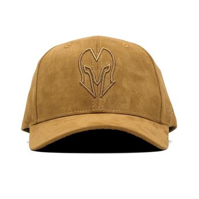 Head Gear Brown Super Suede Curved Visor Cap image