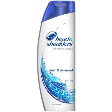 Head and Shoulders Clean and Balanced Shampoo 170 ml image