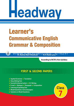 Headway Learner's Communicative English Grammar and Composition 1st and 2nd Paper (For Class-7) image
