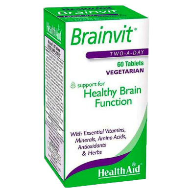 HealthAid Brainvit Healthy Brain Function Two A Day - 60 Tablets image