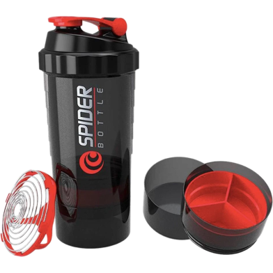Healthy Sports Cup Stainless Steel Protein Powder Classic Spider Bottle Replacement Milkshake Cup (Multicolour). image
