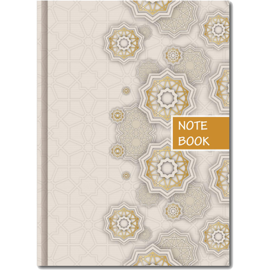 Hearts Daily Notebook - (Grey and Cream Color) image